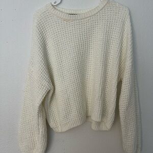 Sanctuary Cream Textured Sweater